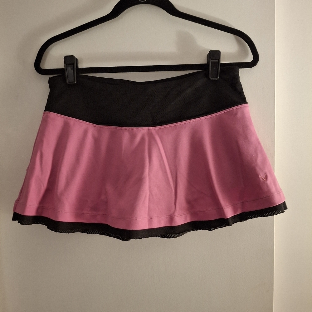 Callaway Women's Pink and Black Mini Skort